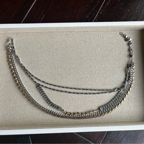 Stella & Dot Sutton Versatile Mixed Metals Statement Necklace - Picture 3 of 12